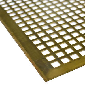 Ultra-<b>Thin</b> Brass Perforated <b>Metal</b> <b>Sheet</b> Panels Good Price Decorative Woven Grilles Wire Mesh Cooper SS Punched Steel Wire Mesh - Product Image 1