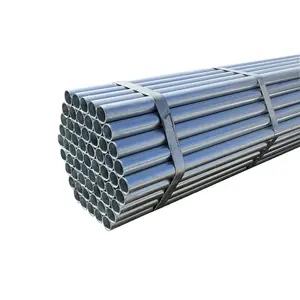 high quality GI seamless steel tube and pipe hot dip galvanized steel conduit pipe Round Steel Tube CHINA factory supply