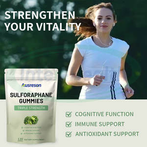 Gomitas de Extracto de Brócoli Ausreson OEM, Suplementos de Gomitas de Vitamina de Brócoli con Sulforafano, Gomitas de Sulforafano para la Salud del Hígado - Product Image 2