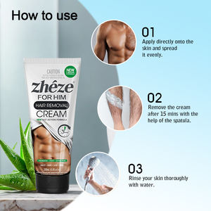 Crema <span class=keywords><strong>de</strong></span> depilación hidratante a base <span class=keywords><strong>de</strong></span> hierbas <span class=keywords><strong>de</strong></span> Aloe Vera <span class=keywords><strong>de</strong></span> alta calidad OEM/ODM para piernas/piel corporal <span class=keywords><strong>de</strong></span> hombres fábrica al por mayor - Product Image 6