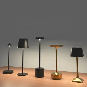 Creative Led Touch Recarregável Sem Fio Portátil Luxo Modern Table Lamps