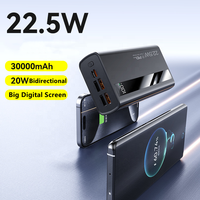 Chargeurs de téléphone portable pd20w 30000 powerbank module de charge rapide