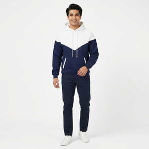 Service OEM – Sweat à capuche épais 100 % coton, uni, personnalisé pour homme, streetwear, broderie OEM, impression de logo, mélange de coton - Product Image 1
