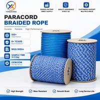 Vente en gros usine : Corde de parachute Paracord 550, bobine de 1000 pieds, 4 mm, âme à 7 brins, faible MOQ, couleur personnalisée, pour survie en extérieur