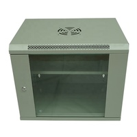 Armoire de serveur Internet murale assemblée de 19 pouces 9U en métal pour réseau de télécommunications