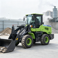 Hocheffizienter 3-Tonnen 4x4 Elektro-Radlader mit 1,53-2,5m³ Schaufel für Steinbruch-Materialhandhabung, Werklader