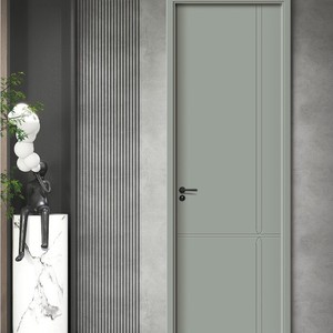 Porta <span class=keywords><strong>in</strong></span> <span class=keywords><strong>legno</strong></span> massello spesso, verniciato, ecologico, silenzioso, <span class=keywords><strong>in</strong></span> stile francese, europeo, americano, <span class=keywords><strong>in</strong></span> rovere di lusso leggero per camera da letto - Product Image 4