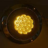 Feu arrière LED rond 4 pouces 14 LED 12V 24V 10-30V, feu stop, clignotant et feu de position pour remorque, camion, fourgonnette, poids lourd