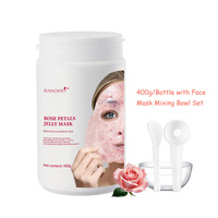 Poudre de masque facial hydratant et blanchissant en gelée, à la vitamine C naturelle et aux herbes, pour spa, vente en gros, marque privée, doux pour le visage