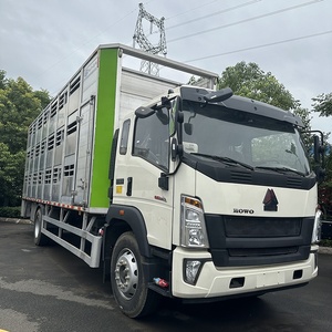 HOWO New Diesel <strong>Lorry</strong> <strong>for</strong> Animal Transport-chicken Pigs Live Poultry Carrier Truck - Product Image 1