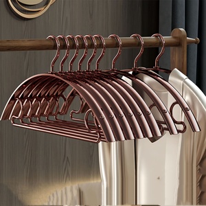 <span class=keywords><strong>Cintre</strong></span> en alliage d'aluminium spatial à épaules larges, solide et épais, antidérapant pour draps, séchage à l'air, <span class=keywords><strong>cintre</strong></span> métallique - Product Image 5