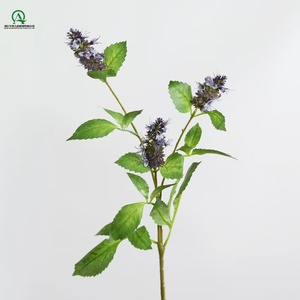 Fleurs artificielles de <span class=keywords><strong>patchouli</strong></span>, bouquet d'hortensias à 3 têtes pour la maison, Noël, le Nouvel An chinois, les mariages, les fêtes, la décoration de table ou de vase - Product Image 6
