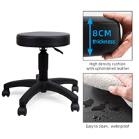 Tabouret ergonomique ESD, chaise antistatique ESD avec dossier, équipement de protection individuelle, chaise pour salle blanche pour l'assemblage électronique