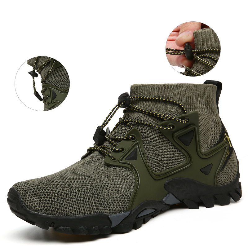 New Mesh Breathable Hiking Shoes Mens