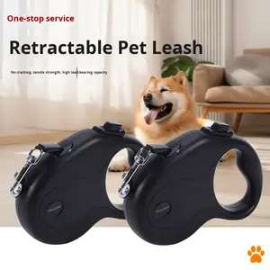 Tali Anjing Retraktil Otomatis Ukuran Sedang-Besar, Bahan ABS, Pelepasan Cepat, Anti Kusut, Sabuk Tarik 3m untuk Anjing - Product Image 2