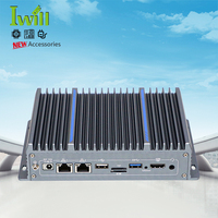 RK3568 Mini PC industrial integrado sin ventilador de 4 núcleos económico con Android/Linux/HarmonyOS 2xLAN 4xUSB WIFI6 2xCOM en stock