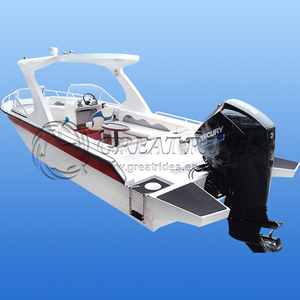Date 22.3Ft/6.8 mètres 10-12 personnes en aluminium eau loisirs tour bateau de course personnalisé ou Standard bon <span class=keywords><strong>prix</strong></span> bateau - Product Image 5