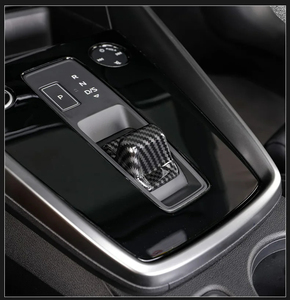 Fundas para Palanca de Cambios de Coche para <span class=keywords><strong>Audi</strong></span> <span class=keywords><strong>A3</strong></span> S3 RS3 8Y Q3 2021 <span class=keywords><strong>2022</strong></span> 2023 2024, Accesorios Interiores de Fibra de Carbono ABS para Caja de Cambios, LHD RHD - Product Image 4