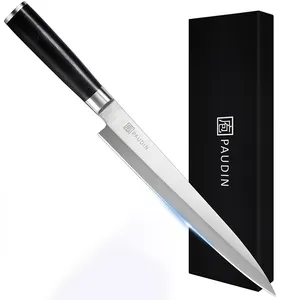 Fillet Knife 10 Inch Professional Sashimi Knife 5Cr15MoV High Carbon Stainless Steel With G10 Handle Kitchen Knife Japanese Knife