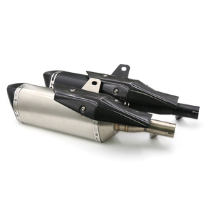 Para Honda <span class=keywords><strong>Forza750</strong></span> NSS750 ADV750 X-ADV NSS 750 2017-2024: Silenciador de escape de motocicleta con punta de carbono inoxidable y línea de conexión (Slip-On) - Product Image 2