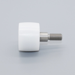 Rodillos de Nailon al por Mayor, Tornillos y Poleas de Doble Rodamiento DuPont 100P Recubiertas de Plástico POM para Resistencia al Desgaste - Product Image 5