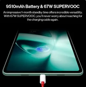 <span class=keywords><strong>OnePlus</strong></span> Pad-Tableta versión global, 8GB, 128GB, 11,61Hz, pantalla de 144 mAh, batería de 67W, SUPERVOOC Dimensity 9510, cámara trasera de 13MP, 9000 mAh - Product Image 6