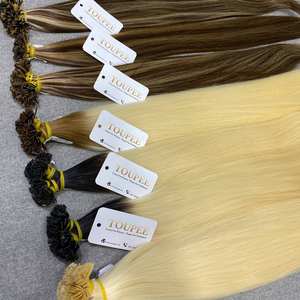 Extensiones de cabello preadherido Punta plana suave y sedosa Cabello plano cómodo Estilo natural Alta calidad a la venta - Product Image 6