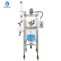 Réacteur en verre antidéflagrant 1L 2L 3L 5L 10L 20L 30L 50L pour laboratoire chimique / Cuve de réaction / Réacteur de mélange