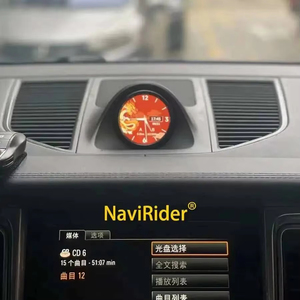 นาฬิกาจับเวลาในรถยนต์ LCD รุ่นอัปเกรดปี 2026 สำหรับ Porsche Macan 2014-2021 นาฬิกาติดแผงหน้าปัดกลาง พร้อมเข็มทิศ แสดงเวลา และมาตรวัดอิเล็กทรอนิกส์ - Product Image 1