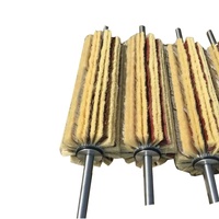 Brosse industrielle en chanvre de sisal pour le polissage de meubles et le ponçage de machines industrielles, rouleau de meulage
