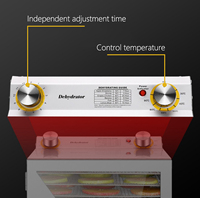 Commerciële Roestvrijstalen Fruitdroger Dehydratatiemachine Met Trays