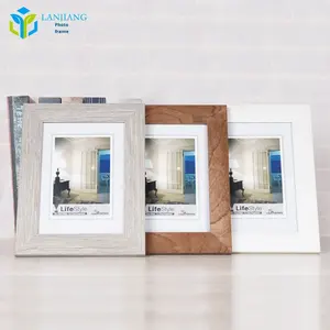 工場直木製長方形クリエイティブCKモデルフォトフレーム卓上壁吊り7インチ/8インチ/10インチA4モダン中国 - Product Image 1