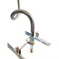 Raccord de 1 pouce Tressé Flexible Système de gicleurs d'incendie Raccord de tuyau Équipement de protection incendie et accessoire