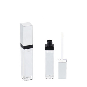 Honnête fournisseurs 8ml en plastique uniques de luxe clair lipgloss contenants de brillant à lèvres baguette tube - Product Image 4