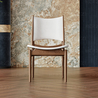 Chaises de salle à manger et de restaurant confortables à dossier haut pour coiffeuse de salon de café avec siège de cadre