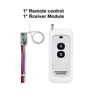 Module récepteur micro-interrupteur sans fil RF 433 MHz DC6V 12V 24V DIY avec émetteur longue portée 433 MHz pour l'activation/déactivation de l'éclairage