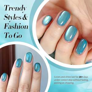 Moonlight CAT Eye Gel magnético Gel esmalte de uñas 15ml azul claro gelatina vidrio magnético Gel brillo Soak Off Nail Art DIY <span class=keywords><strong>Salon</strong></span> - Product Image 3