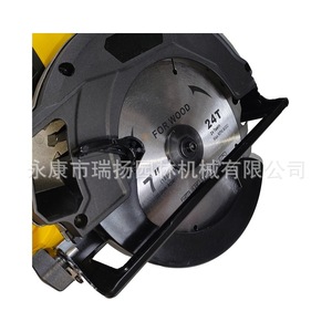 Sierra circular de 7 pulgadas, 165 mm, 24 dientes, alimentada por batería, para cortar madera, herramienta de bricolaje - Product Image 5