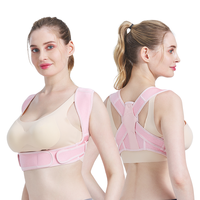 Correcteur de posture pour le bureau à domicile, support flexible multi-élastiques, sans panneau central rigide, respirant, confort discret, épaules dégagées