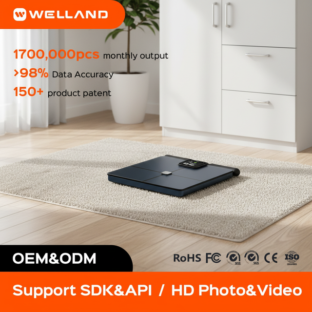 Digital BMI Body Fat Bluetooth Scale TFT Glass Digital Standing Scale Electronic Digital Smart Body Weight Scale With Free App