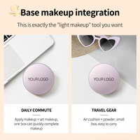 Fond de teint et poudre de maquillage doux et mat résistant à la sueur OEM fond de teint minéral imperméable à l'eau longue durée hd fond de teint compact