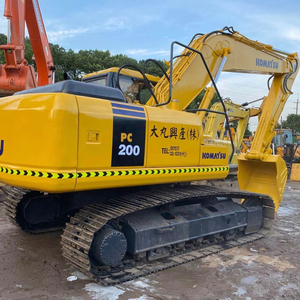 Excavadora Komatsu usada de alta calidad, buen estado, motor de Motor japonés de 20 toneladas para obras de construcción, venta de Shanghai - Product Image 1