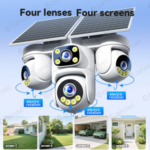 กล้องวงจรปิดพลังงานแสงอาทิตย์ Aov Solar 4G ซิม <span class=keywords><strong>3</strong></span> จุดหมุน 4 หน้าจอ บันทึก 24/7 แผงโซลาร์ <span class=keywords><strong>2</strong></span> แผง แบตเตอรี่ 12000mAh ใช้งานได้นาน แอป O-kam Pro - Product Image 2