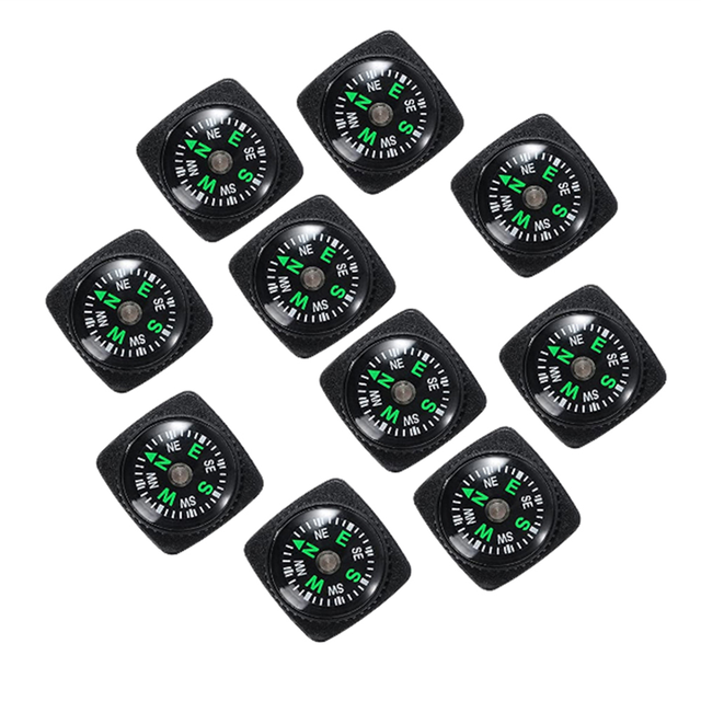 Plastic Compass for Paracord Survival Bracelet, Outdoor Camping Tools Compass