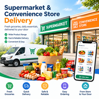 Sistem Pengiriman Real-Time untuk Semua Kategori, Makanan Segar, Supermarket, Farmasi, Bahan Bangunan, Perangkat Lunak yang Dapat Disesuaikan