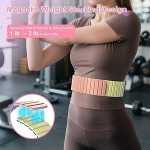 Pilates <span class=keywords><strong>Pesas</strong></span> de muñeca y tobillo Conexión magnética Pilates Peso Yoga Danza Natación Gimnasio en casa <span class=keywords><strong>Entrenamiento</strong></span> de fuerza - Product Image 4