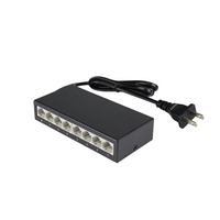 Sunsoont Conmutador de Red, Conmutador Inteligente Ethernet, Conmutador Gigabit Rj45 Hub, Divisor de Internet, 8 Puertos, 1000Mbps