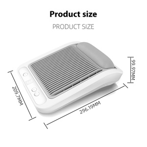 Aspirateur de manucure haute puissance 60W, collecteur de poussière d'ongles de bureau en ABS, machine d'aspiration avec repose-main, outil pour salon de beauté - Product Image 6