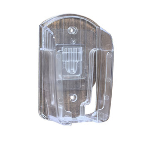 Gree Remote <b>Control</b> Wall Mount <b>Holder</b> Rectangle Solid Color No Lid Wall Mounted Storage Box - Product Image 2