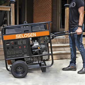 120V 240V High 20000W Power Small Generator Twin-cylinder 20Kw <b>Gasoline</b> and Gas Manual Engine HSAMZ-Portable <b>Gasoline</b> - Product Image 3